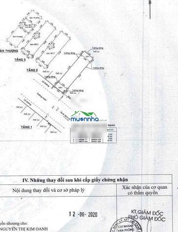 Bán nhà 94/6 đặng thùy trâm. hẻm thông xe hơi 12m. dt 5x20m. trệt 2 lầu st. giá 13,5 tỷ - 2