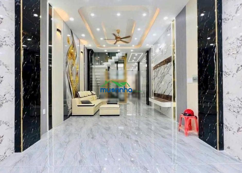 Bán nhà phố xây mới 4m x16m.xây 3 lầu.có thang máy hẻm nhựa 6m thông lê văn khương.p.hiệp thành.q12 - 3