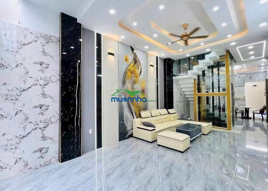 Bán nhà phố xây mới 4m x16m.xây 3 lầu.có thang máy hẻm nhựa 6m thông lê văn khương.p.hiệp thành.q12 - 4