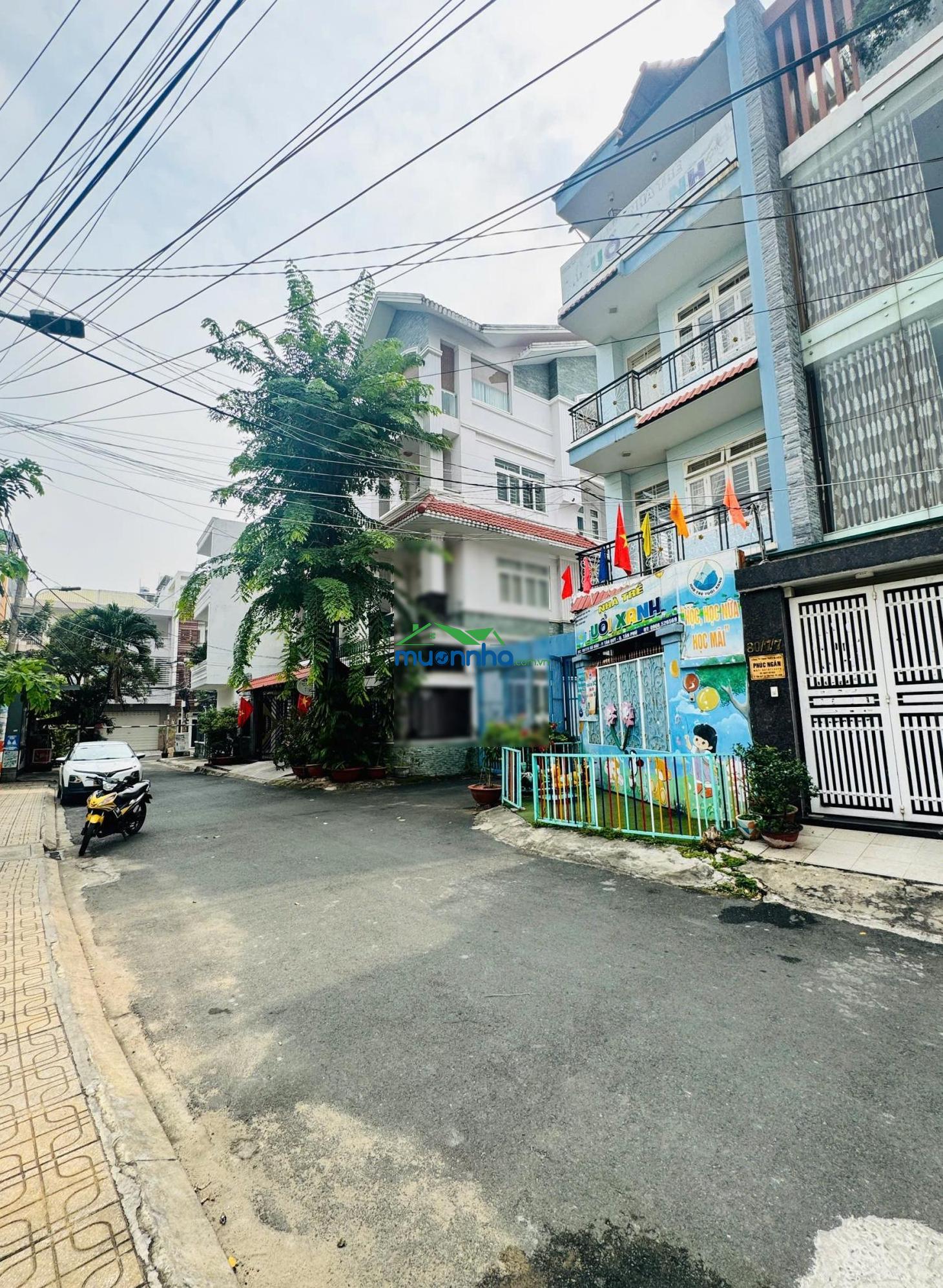 Gò dầu: hẻm nhựa 8m có lề rộng, đối diện công viên nội bộ. dt: 4.5x17m, vuông, nhà 4 tầng còn mới - 4