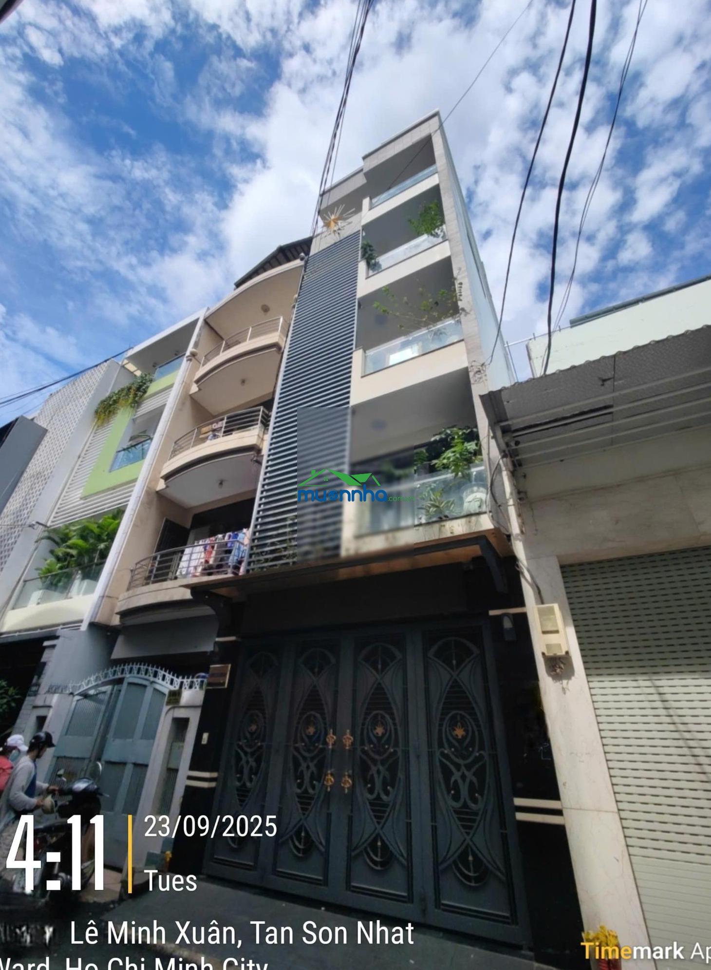 Ngay bắc hải, lữ gia. nhà 5 tầng (4,6x17m) nội thất cao cấp hẻm nhựa 7m sát mặt tiền lý thường kiệt - 2