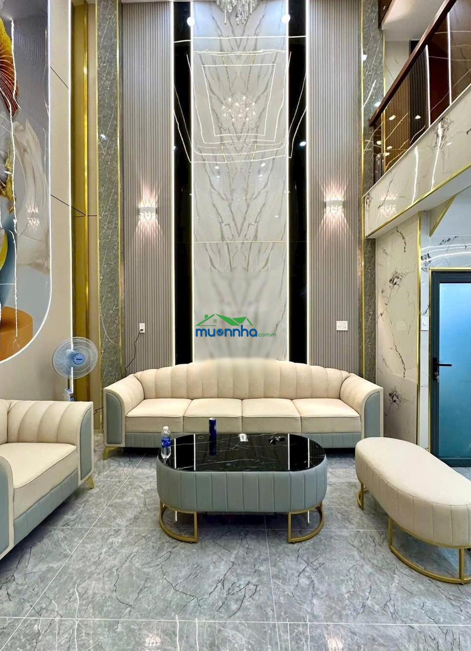 Siêu phẩm nhà đẹp mẫu lửng ngược 2025. xây dựng lửng, 3 lầu (4,5m x 14m) đường trần thị năm. q12 - 2