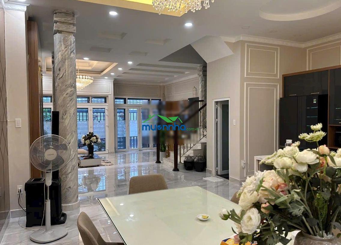 Nhà 4 tầng cực đẹp, dt 113 m2, ngang 6.4 m, dòng tiền mạnh, giá siêu tốt - 2