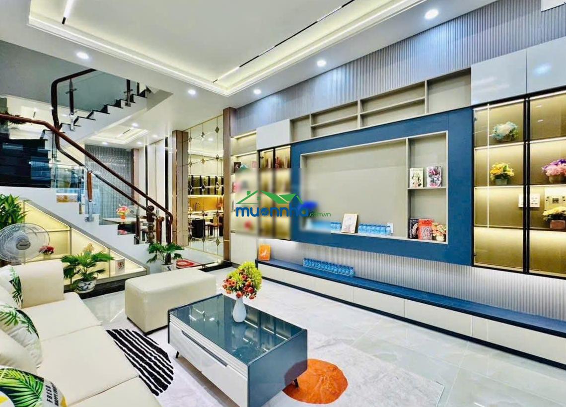 Bán nhà 4 tấm dt 80m2,giá 5tỷ150 chính chủ, ôtô vào nhà, đường hậu giang - quận 6, sát chợ bình tây - 2