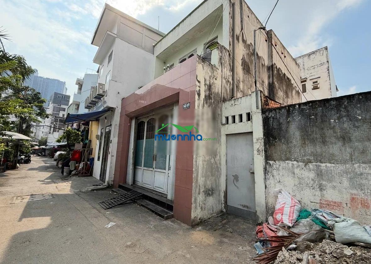 57 tỷ / hẻm xe tải né nhau - nguyễn hữu cảnh / 10x27m - cn 360m2 / 3 tầng - tiện xây chdv : h6 tầng - 3