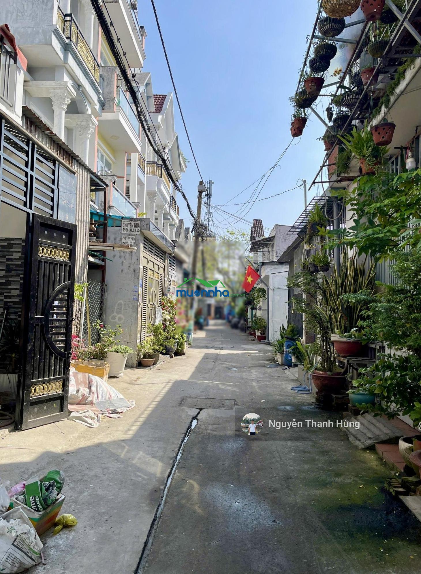 Bán nhà 2 tầng đúc hẻm xe hơi ht13 quận 12 giá tốt 4,18 tỷ, diện tích 68m² (4x17m) cn 54m²