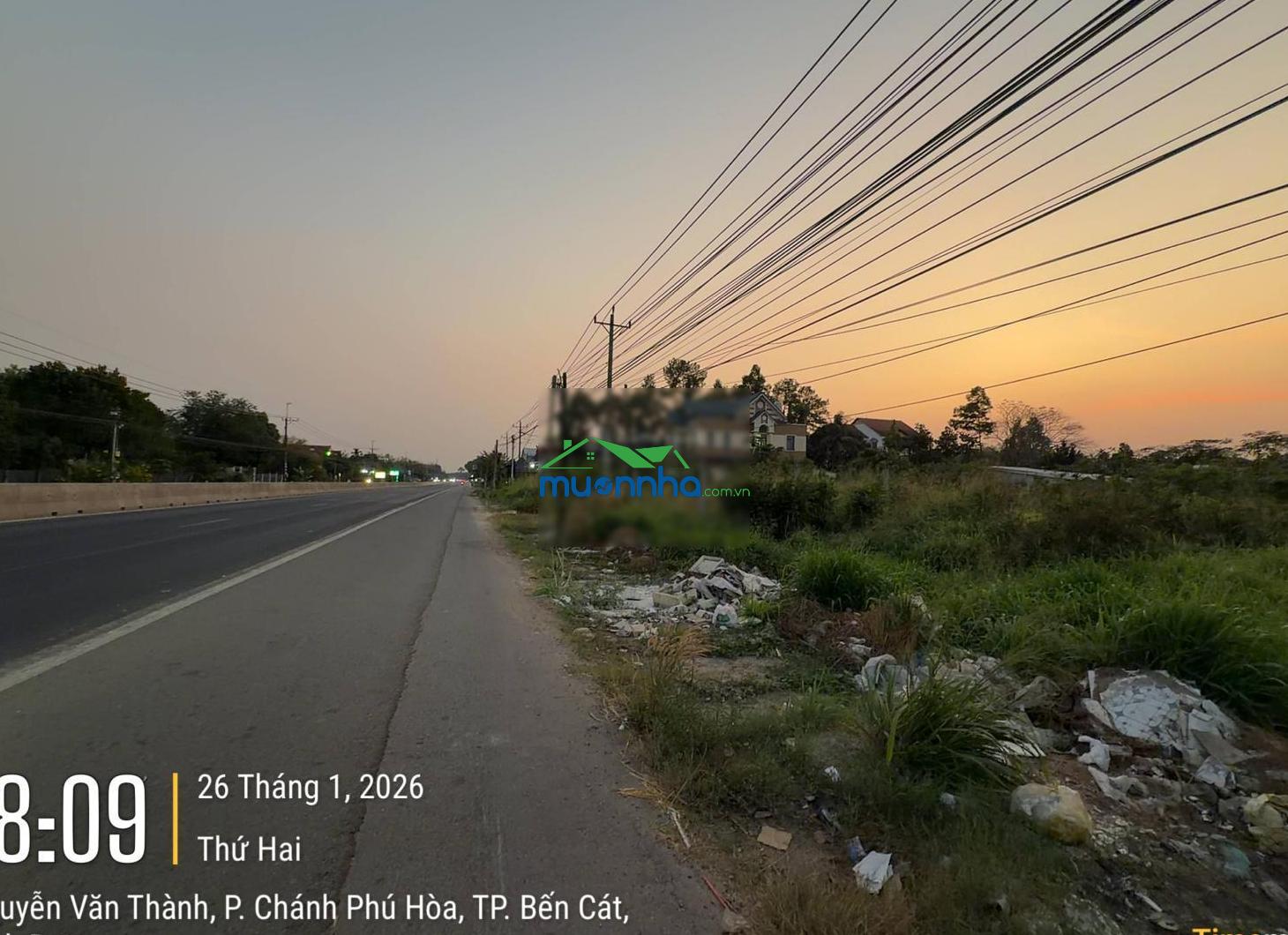 Quỹ đất to hiếm có ngang 15,5m mặt tiền đt 741, thổ cư 300m2, diện tích 729,5m2, rẻ chấn động - 4