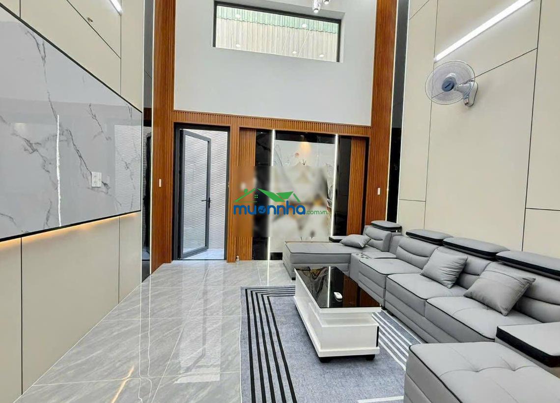 Bán nhà xây mới 4m x15m.xây 1 lửng 3 lầu, hẻm 7m thông lê thị riêng, phường thới an. q12 - 2