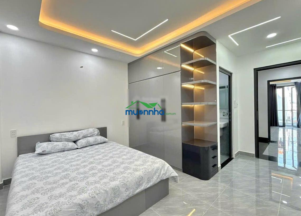 Bán nhà xây mới 4m x15m.xây 1 lửng 3 lầu, hẻm 7m thông lê thị riêng, phường thới an. q12 - 3