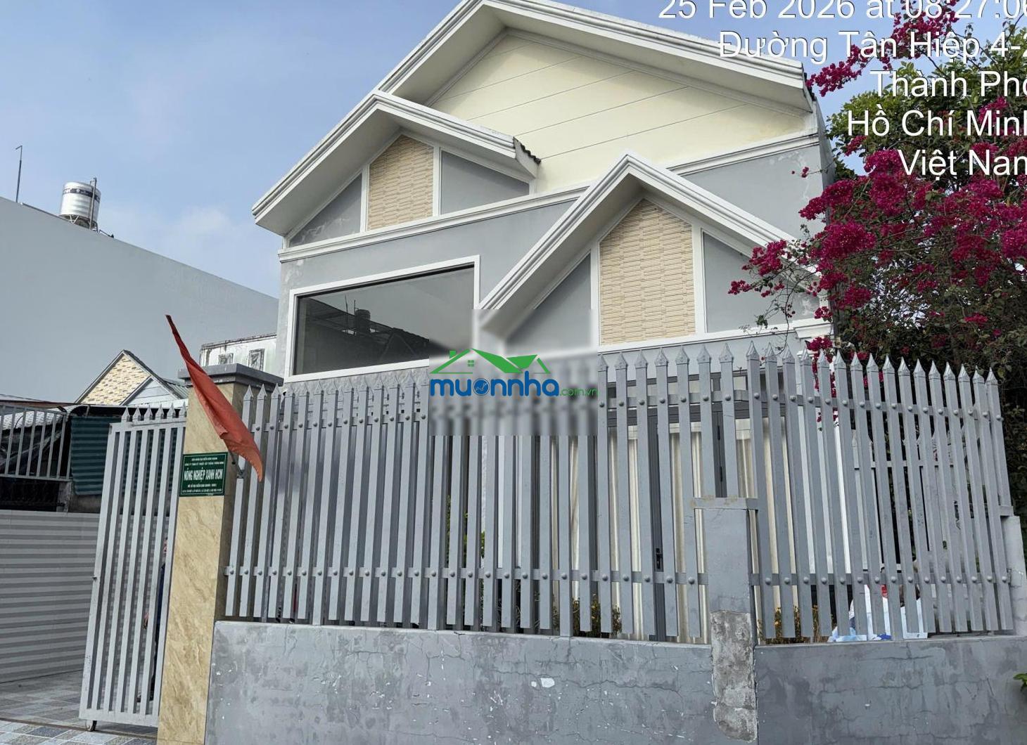 Bán nhà tân hiệp 4, hóc môn hẻm xe hơi 10m - 179m² - ngang 9m - 7,2 tỷ - 2