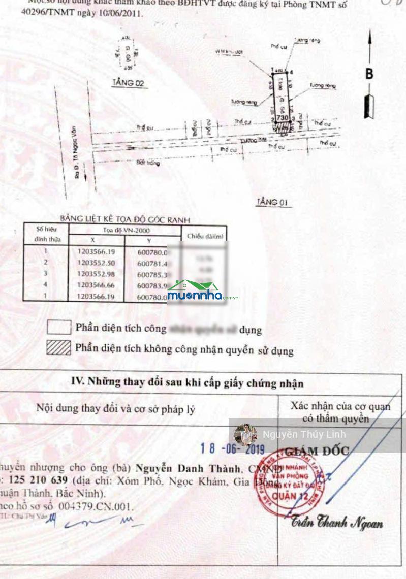 3,78 tỷ - nhà trệt lầu 4m* 15m, tx31 - phường thạnh xuân - quận 12 - hcm - 4
