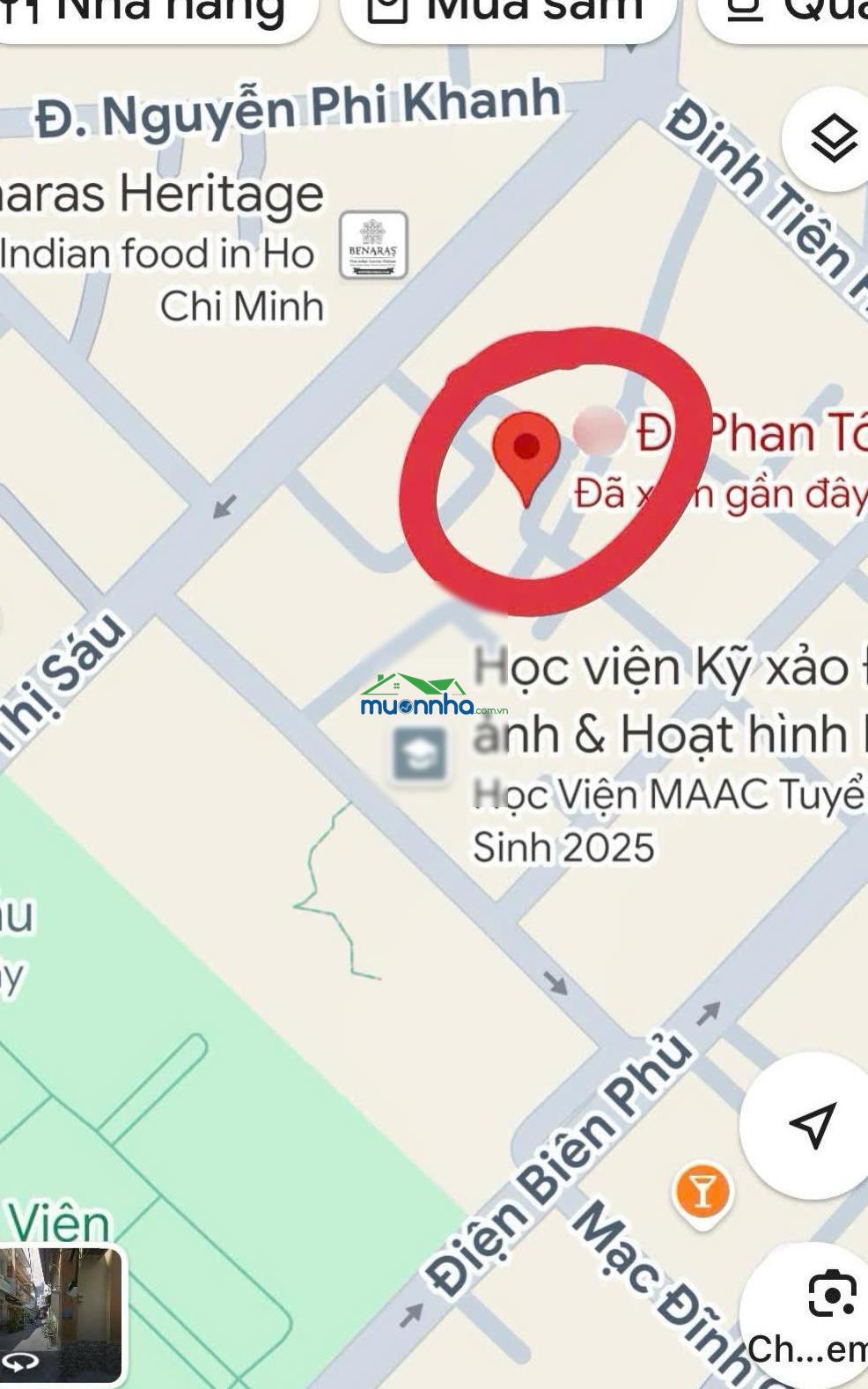 Phan tôn q1 - 3,2 x10m ngay điện biên phủ - đinh tiên hoàng - võ thị sáu. 2 tầng - 2 pn - 2wc - 4