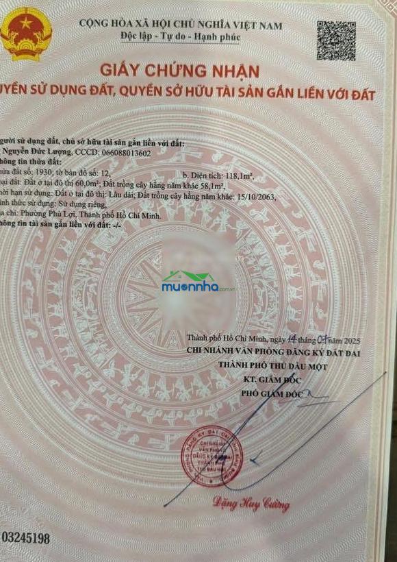 Bán đất hẻm 288 hvl, nhựa thông ngang 5x24m. giá 2.550 tỷ