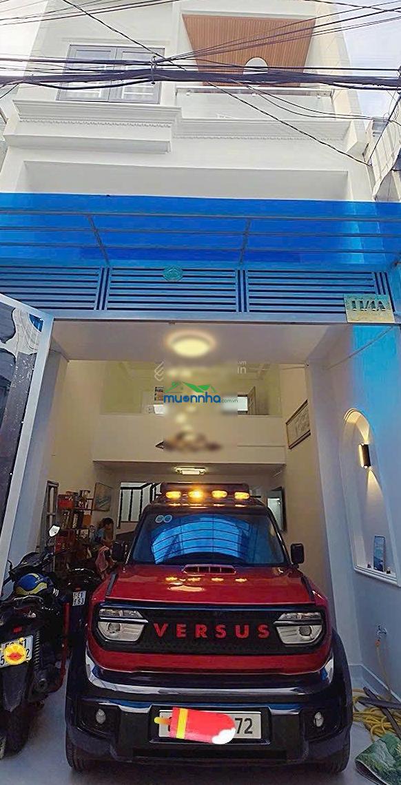 Hẻm 5m 1 sẹc đường 1c - 4x14m, 3 tấm đúc kiên cố - hoàn công sổ mới đầy đủ - hỗ trợ vay bank - 2