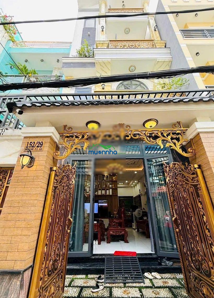 Nhà mới đẹp, sang trọng, gần mặt tiền bông sao, 4 tầng, (5x14m), nở hậu p5 q8 - 2