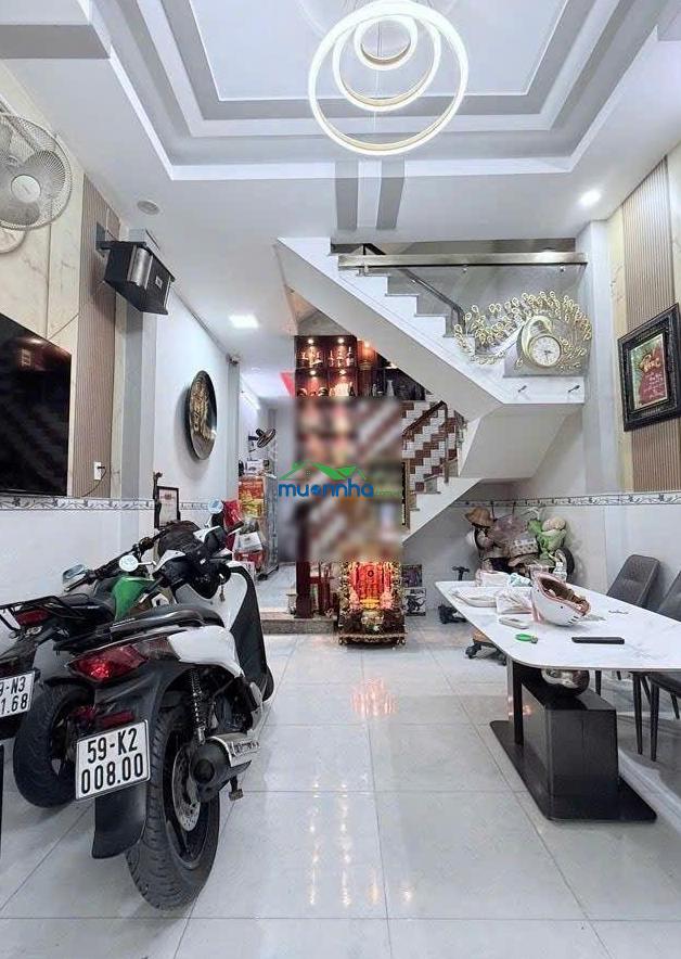 Mặt tiền nội bộ nhà 4 tầng ngay khu bình phú,q6, đường nhựa,không lộ giới, 4pn, gần metro bình phú - 2