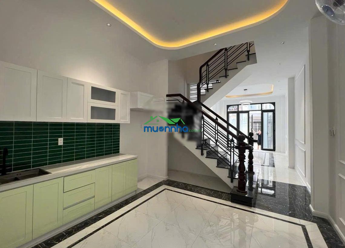 Hàng hiếm khu bên sông hbc, nhà 64m 4 tầng hẻm xe hơi né nhau, khu đồng bộ. - 2