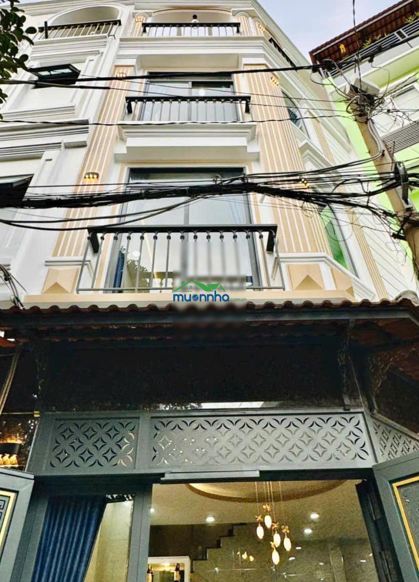 Cần bán nhà 4 tầng mới xây - nội thất cao cấp hẻm 6m lê quang định - trong khu toàn nhà biệt thự - 2