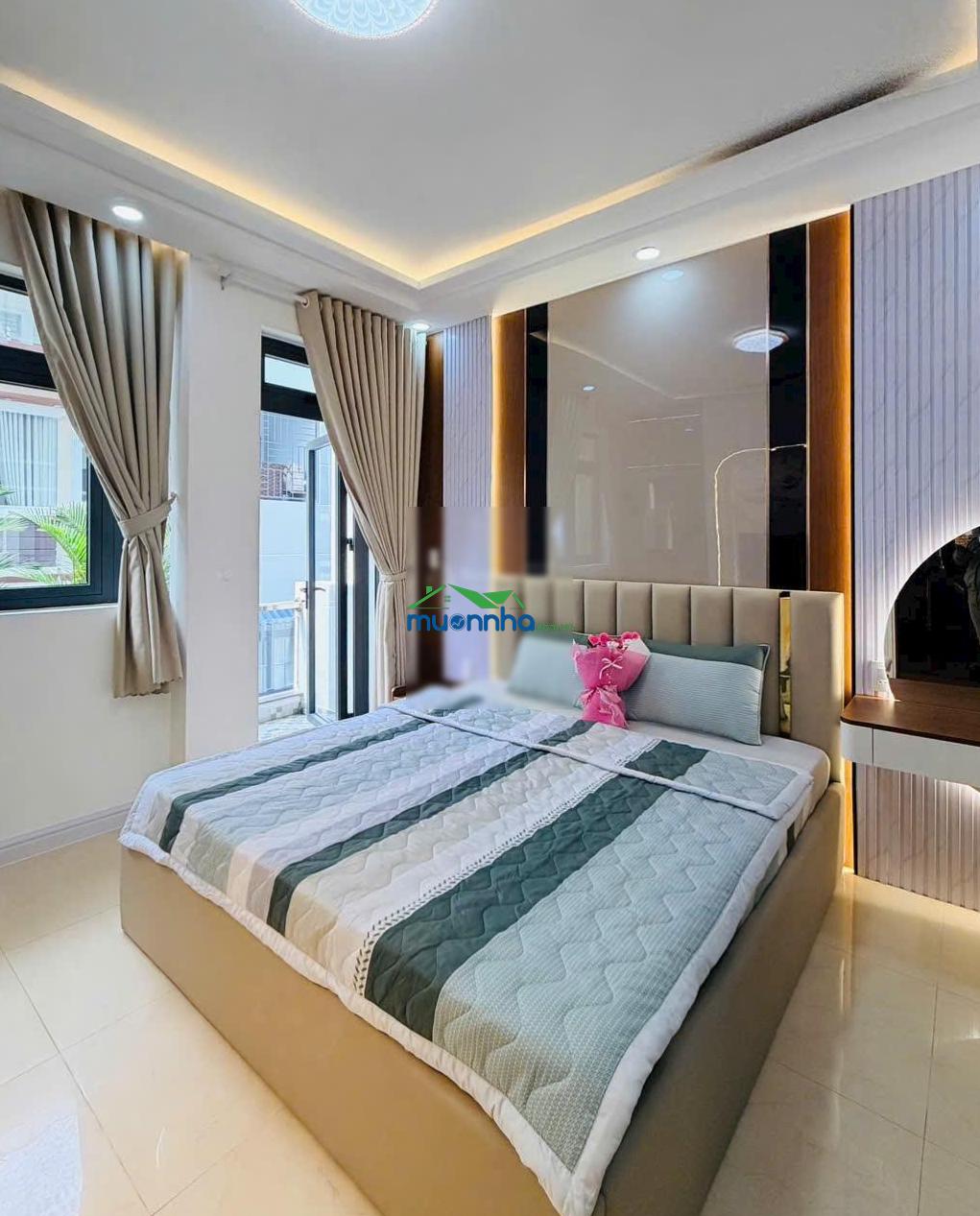 Hot! hxh 496 dương quảng hàm p6, 4,5mx8,1m có sân rộng 1 trệt 3 lầu mới xây ở liền 6,9 tỷ - 3