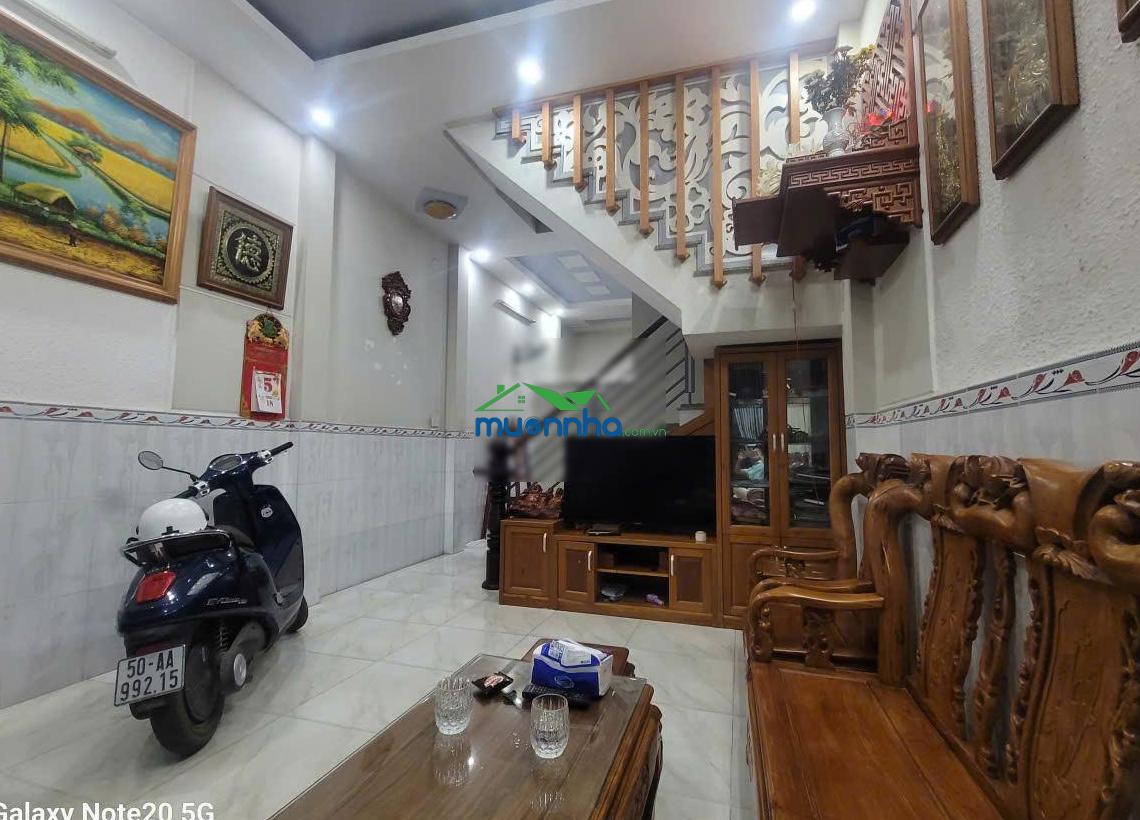 Nhà 4x13m, trần văn mười hóc môn, 1 trệt 2 lầu, hẻm ô tô, đường cao không ngập, giá tốt 3.8 tỷ - 2