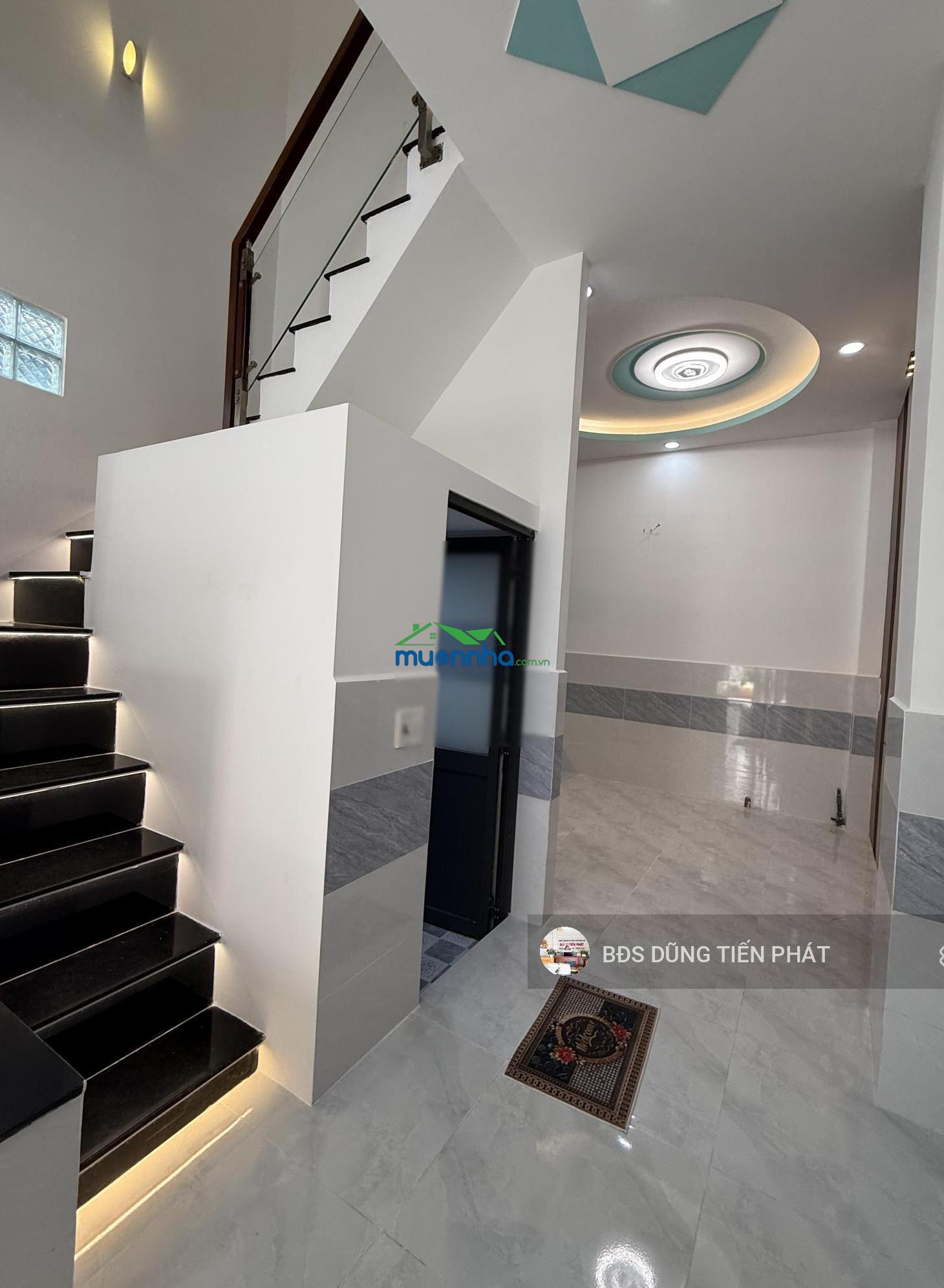 Nhà mới 1 lửng lầu 3pn hẻm 6m lương văn can, phường 15 - 4