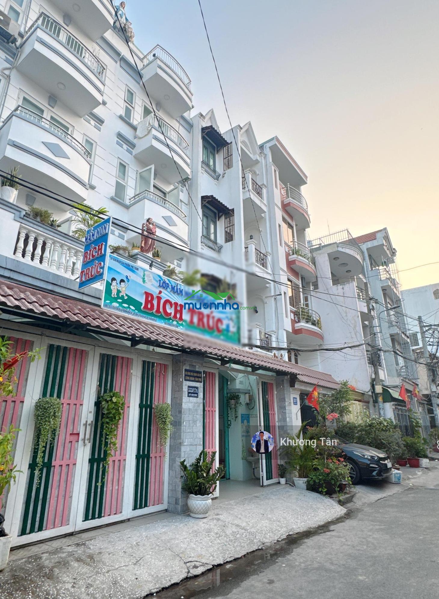 Giảm giá bán gấp: nhà hẻm rộng 8m có lề đường luỹ bán bích 8x20m vuông, đúc 4 tầng btct (600m2 sàn) - 4