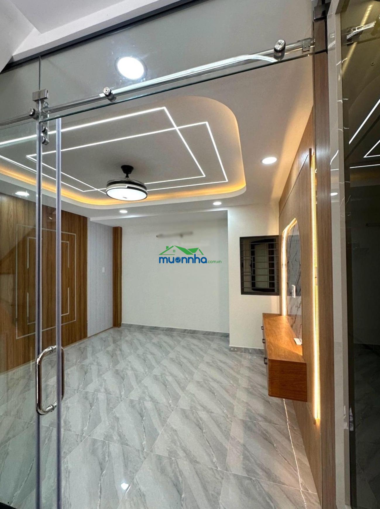 Bán nhà mặt tiền thông tl 10 nguyễn cửu phú đường xe tải tránh. 4,6x12m, 4,45 tỷ - 2