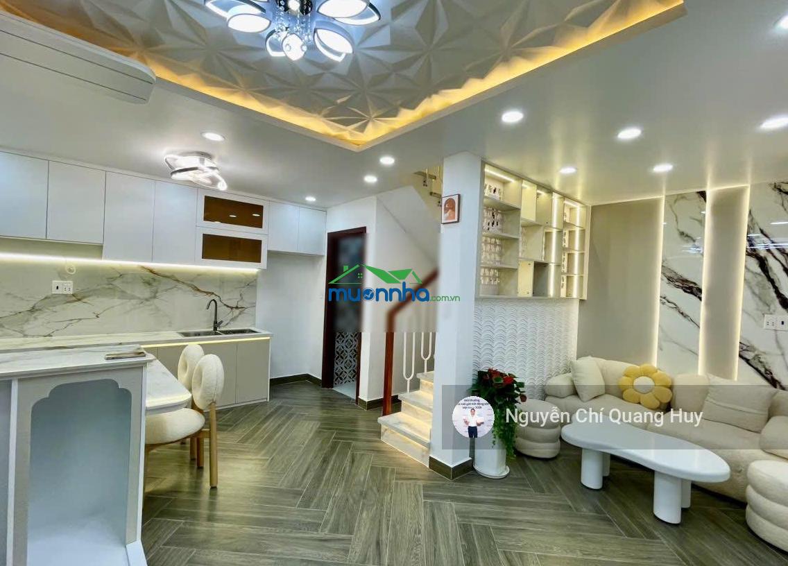 Nhà phố hiện đại, đủ nội thất - hẻm 3m lưu trọng lư - sổ hồng riêng , không quy hoạch - giá 3,99 tỷ