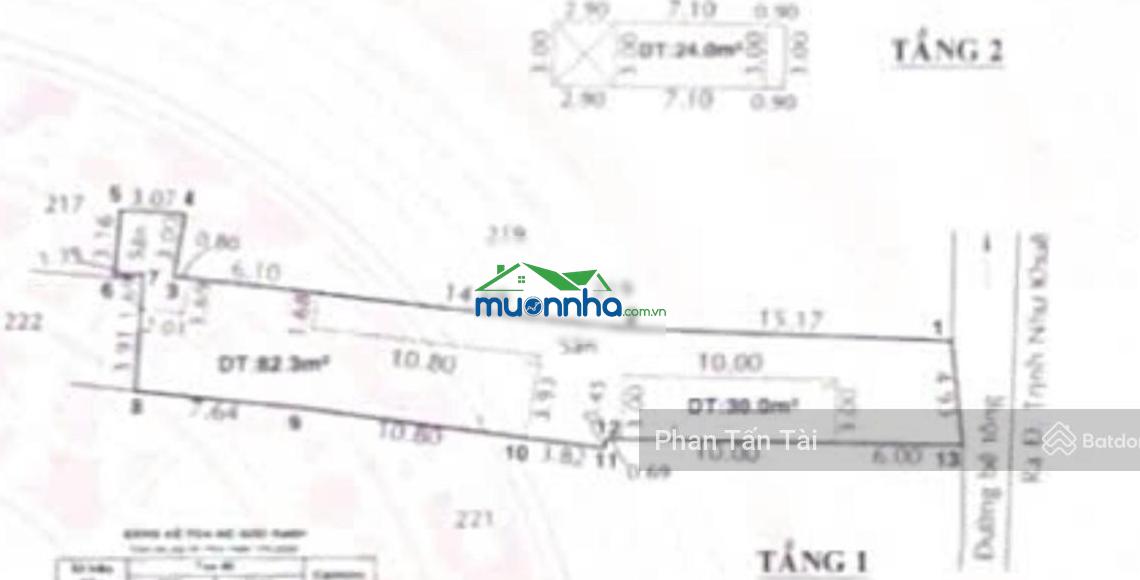 Bán 2 nhà trên 1 sổ ở đg. trịnh như khuê 215,4m² (5x42m) full odt - ôtô đến cửa gần chợ bình chánh - 2
