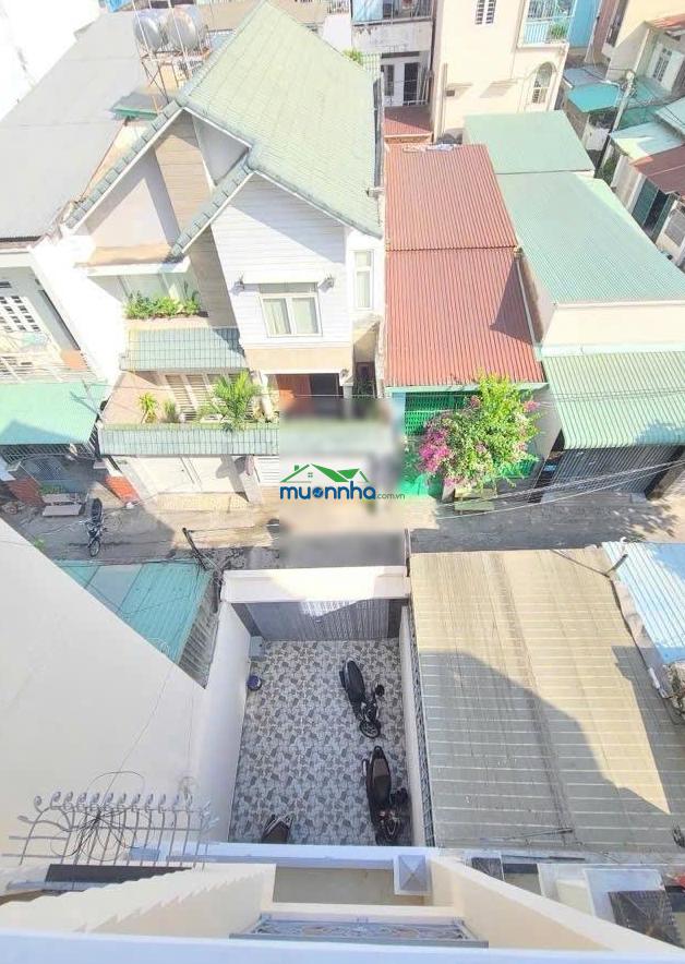 Mặt tiền đường bàn cờ cách 50m ra trường chinh p. đông hưng thuận q12 nhà đẹp 4 tầng - dt 4m x 25m - 4