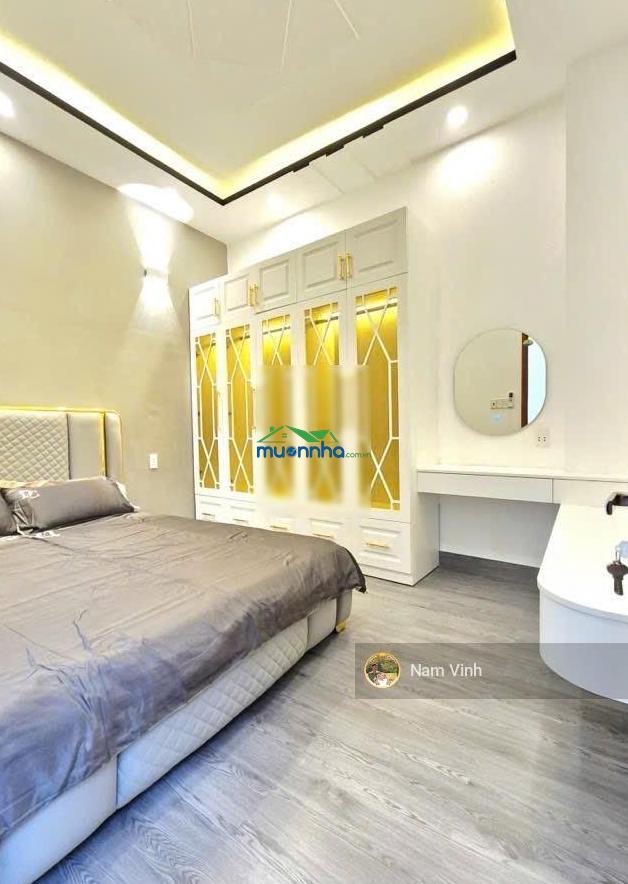 Bán nhà ô tô thông quận 7 cạnh nam long nở hậu 4.5m x 13m mới 3 tầng 5 phòng chỉ 5.8 tỷ tl - 2
