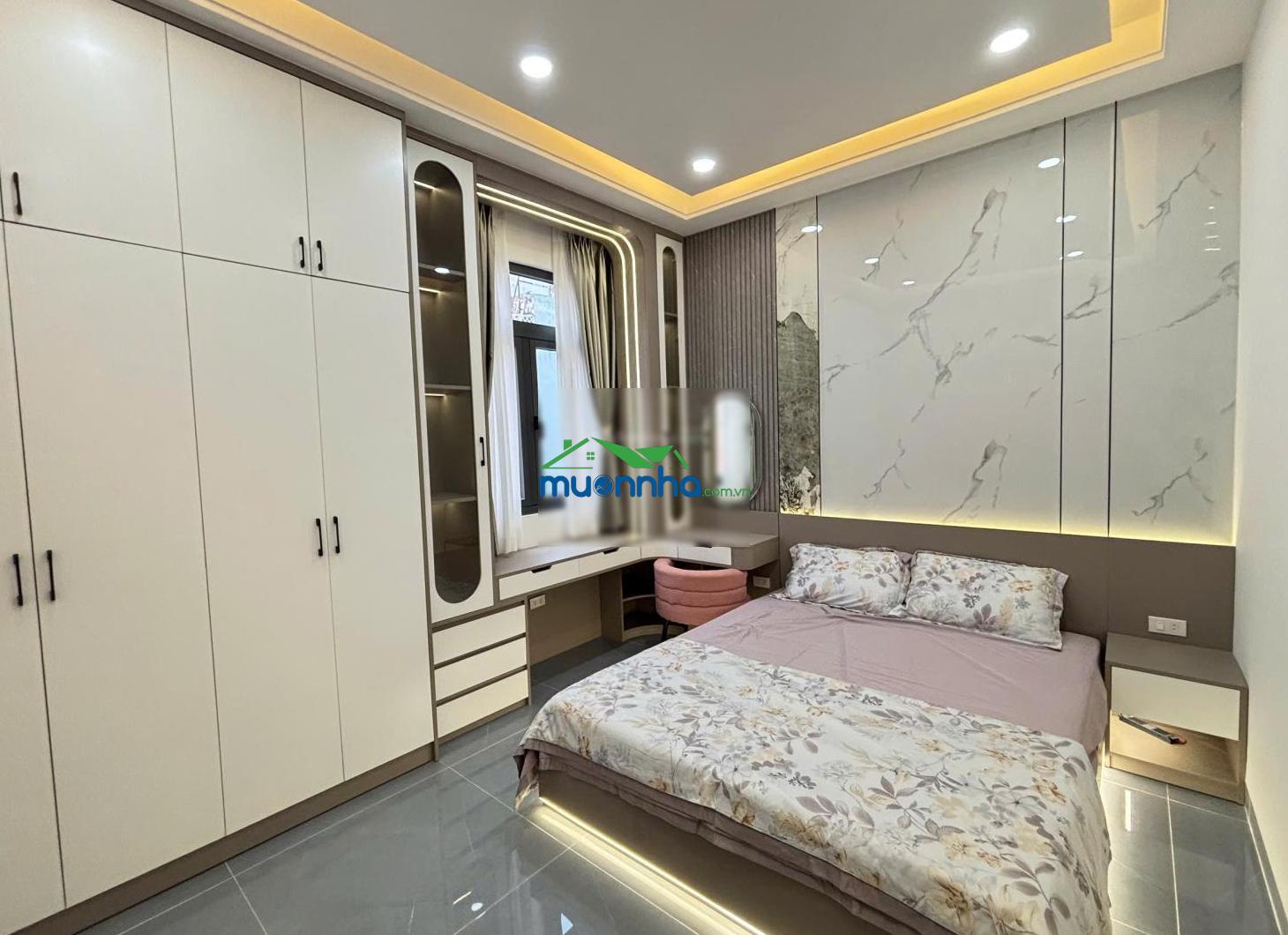 Nhà mới đường thạnh lộc 31 (4x14)m trệt 3 lầu sang trọng cao cấp - 2