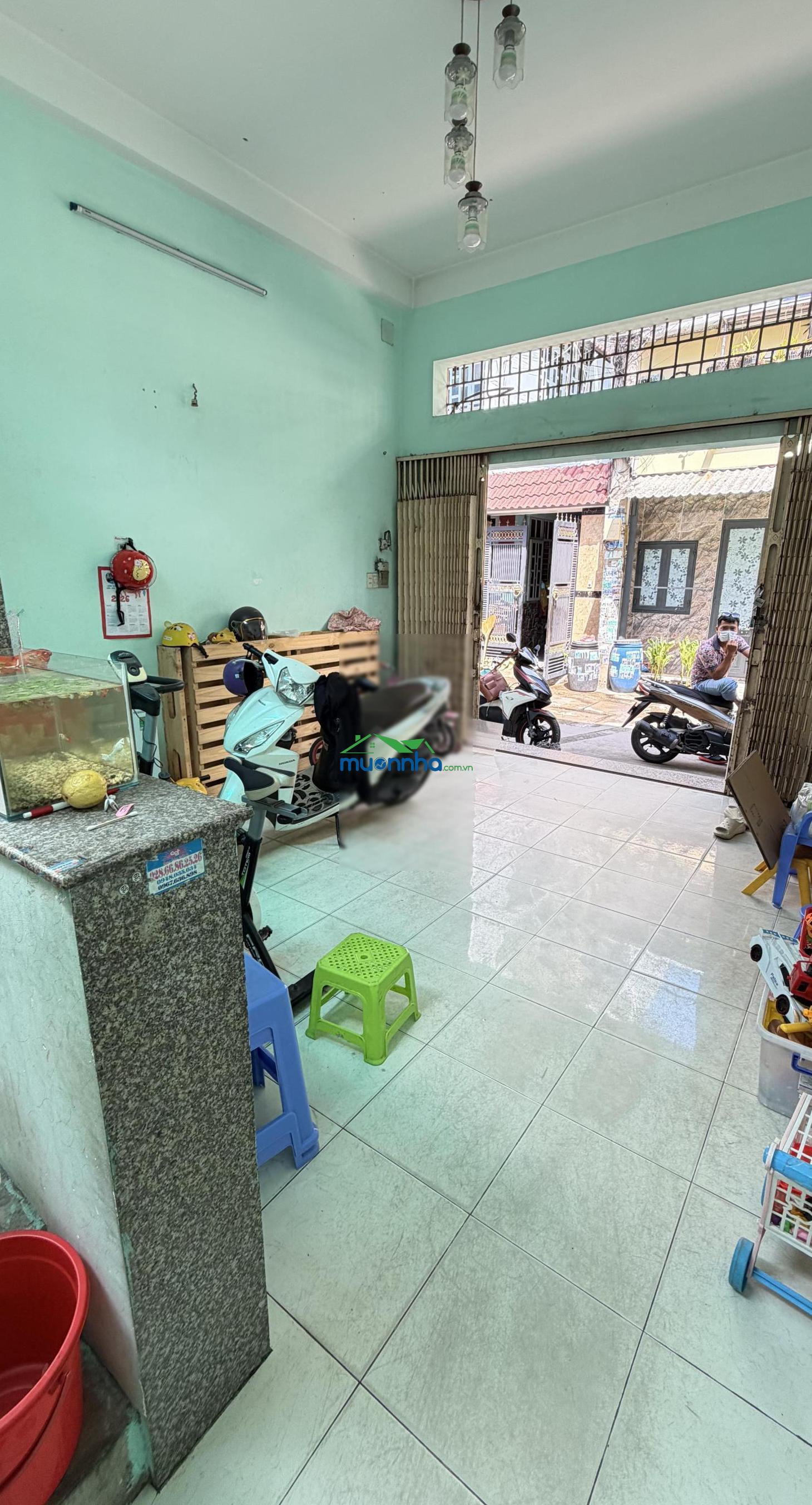 Nhà 2 mặt tiền hẻm 6m thông ngay chợ bình thành, 100m² full thổ cư - 2