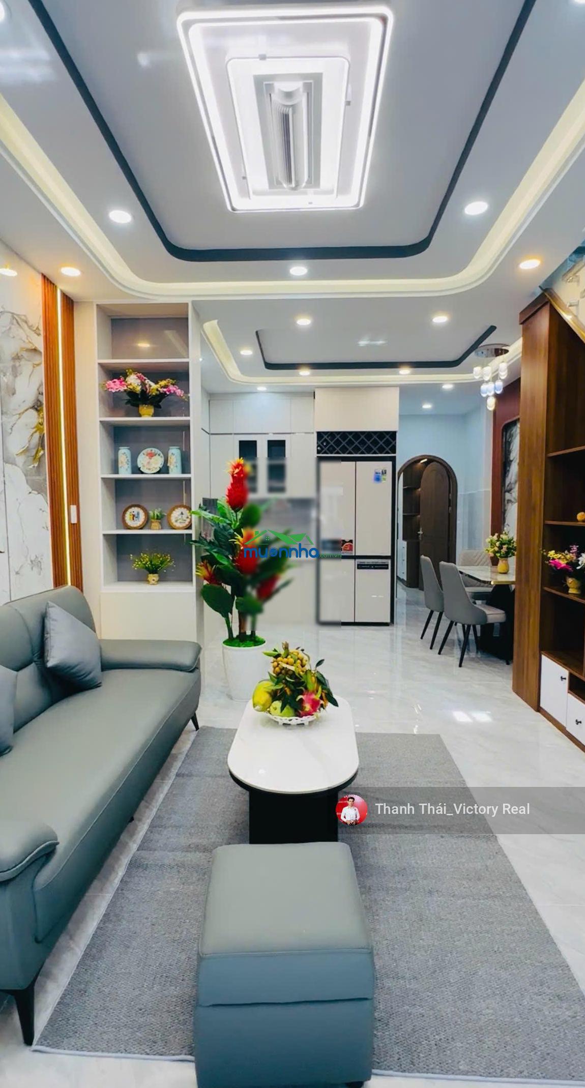 Góc 2 mặt hẻm nhà mới đẹp, đường lạc long quân, dt: 4.2 x 12.5m (cn 51m²) - chỉ: 7 tỷ 68 - 3