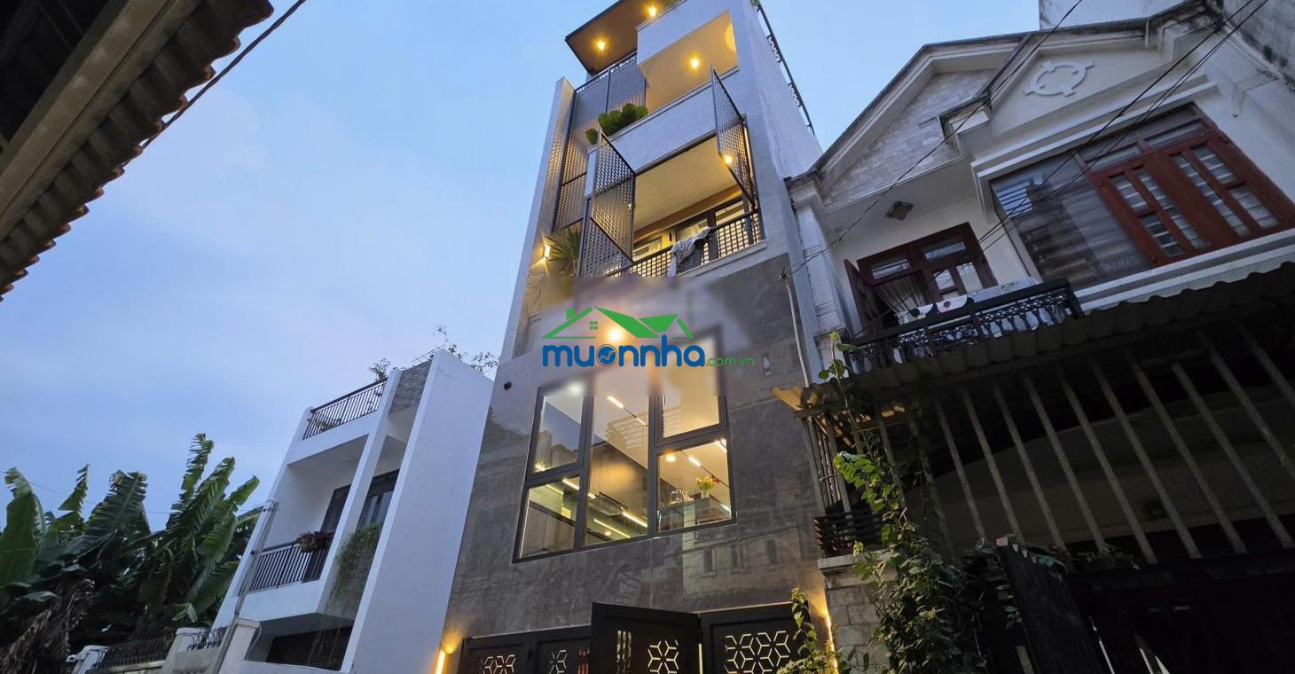 Bán nhà mới 4 tầng trần thị cờ p. thới an giáp gò vấp - 6.86 tỷ