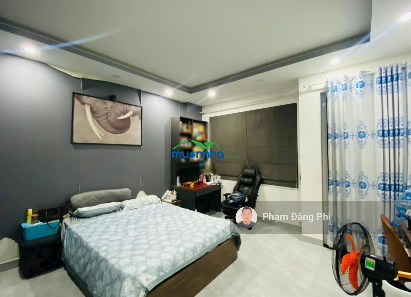 Nhà mới - hẻm ô tô thông thoáng - vị trí đẹp - dọn vào ở ngay - 55m² - ngang lớn 4,5m. - 4