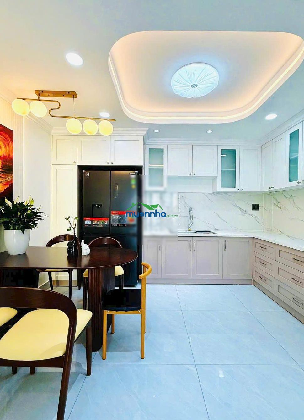 Dọn vào ở ngay! hẻm 6m phan đăng lưu, p3, q. bình thạnh - dt: 4x10m (4 tầng mới - 5 pn) chỉ 10 tỷ