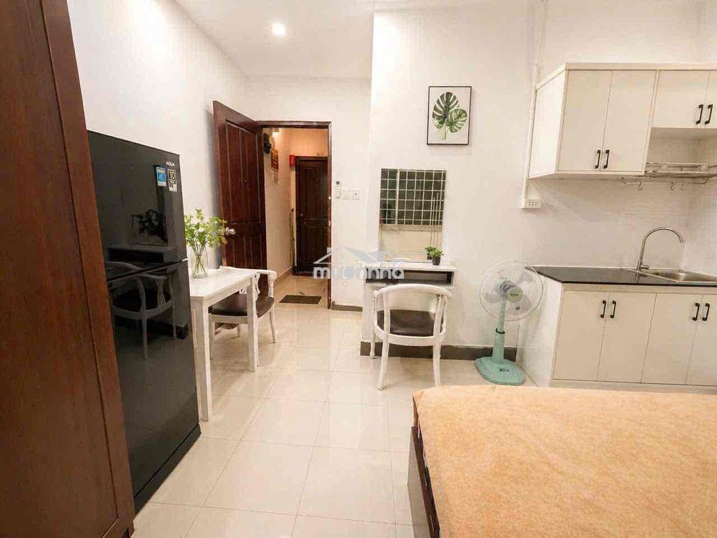 Cho thuê studio cửa sổ trời to gần đại học văn lang đầy đủ nội thất - 3