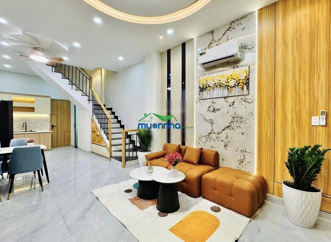 Hiếm có - 4 phòng ngủ - hẻm xe hơi 5 mét - 3 tầng lầu sân thượng to-đ. bùi đình tuý - kèm nội thất - 3