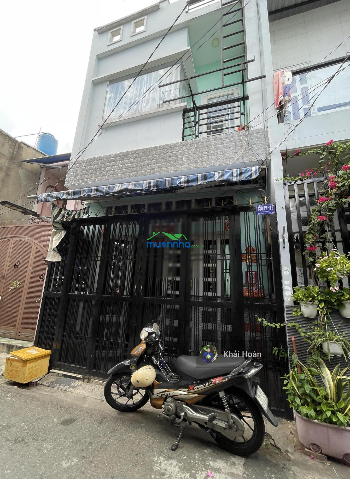 Nhà 3.5 tỷ, mt hẻm xh lê đình cẩn gần khu tên lửa, 4 x 7.2m, 1 trệt 1 lầu, sổ hồng. lh: 0934 081 *** - 2