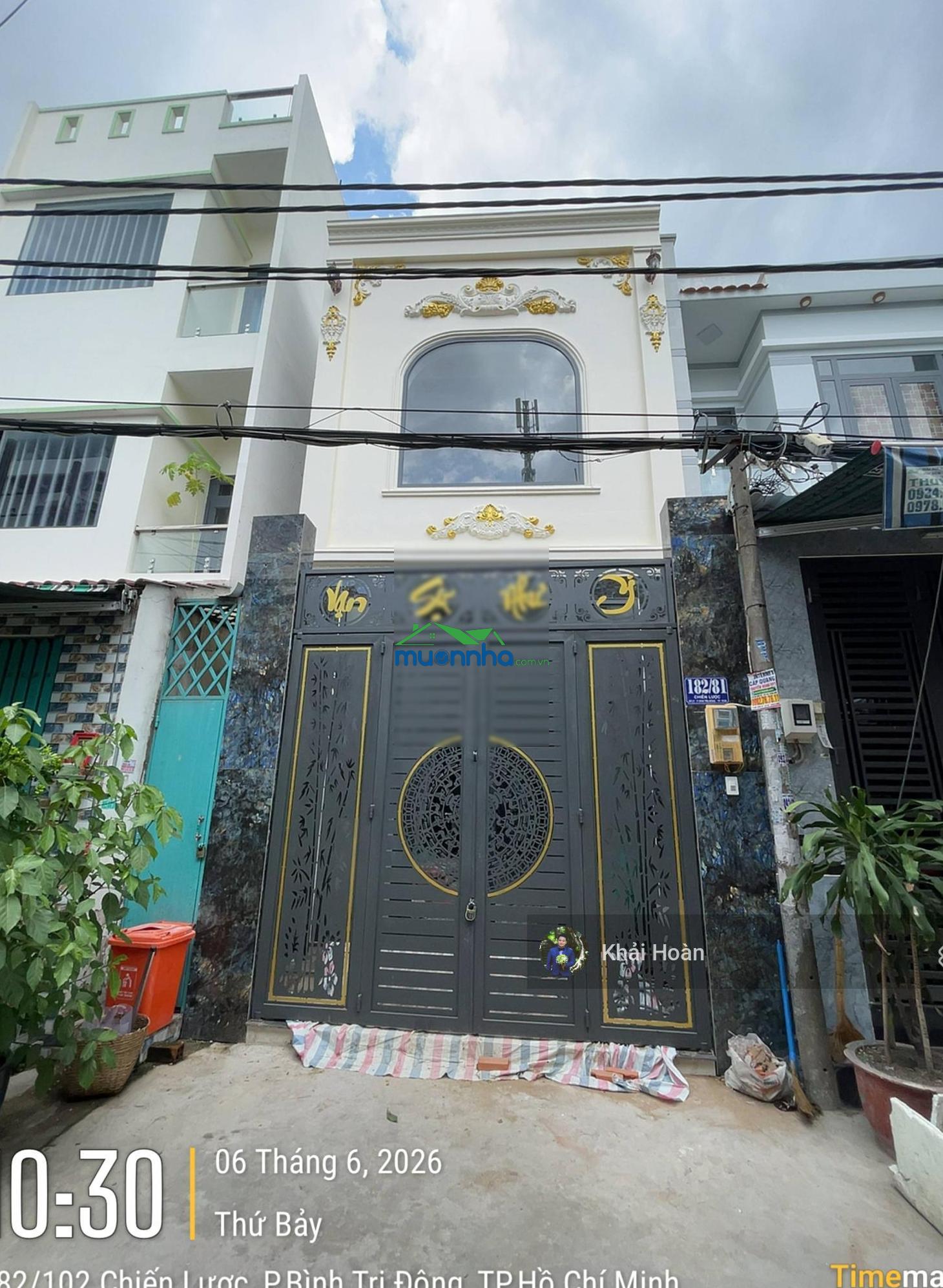 Nhà giá rẻ hẻm xe hơi 182/ chiến lược, 4 x 20m, 1 trệt 1 lửng nhà mới 3pn, 3wc, sổ hồng, 6.6 tỷ - 3