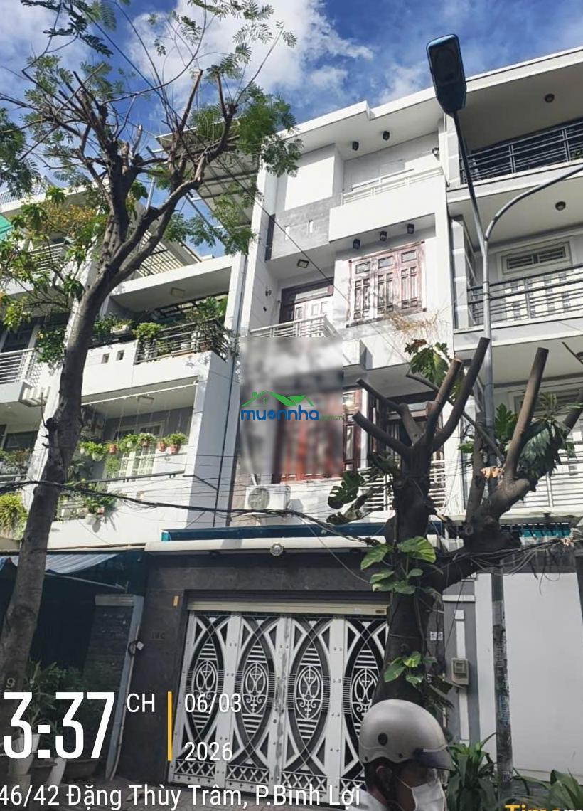 Bán nhà hxh đặng thùy trâm dt: 4.5x15m kc: 5 tầng giá: 12.3 tỷ hdt: 33tr/tháng cách dh văn lang 50m - 3