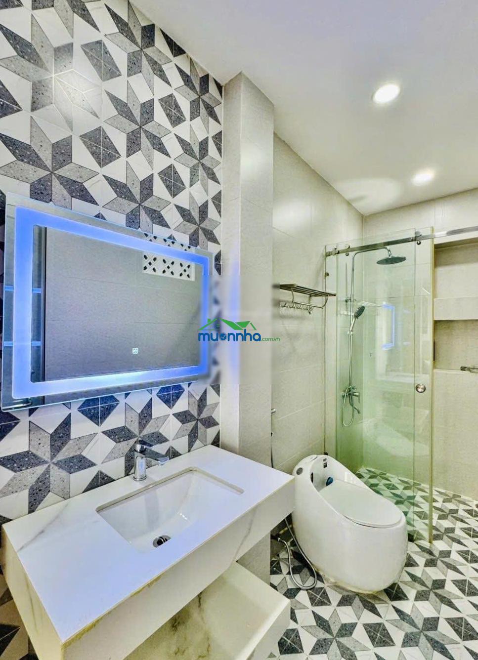 Nhà 52m2 lê đức thọ, xây 1 trệt 3 lầu. hẻm 5m, sổ sẵn, gần chợ - 4