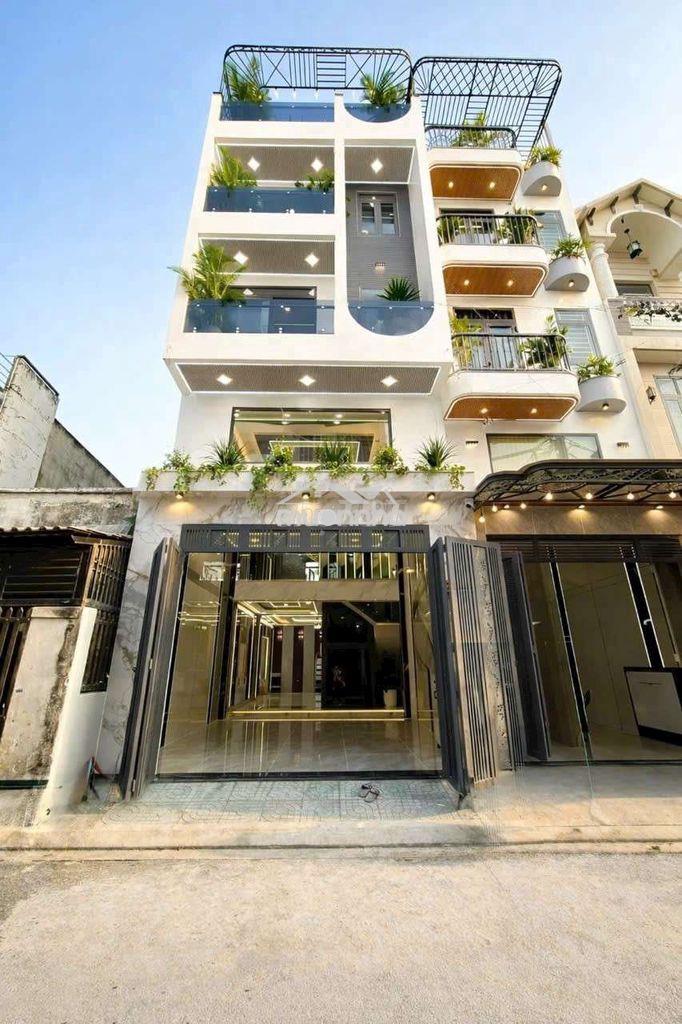Siêu phẩm thang máy 5x15m đường 6m 1lững 3 lầu, trần thị cờ thới an