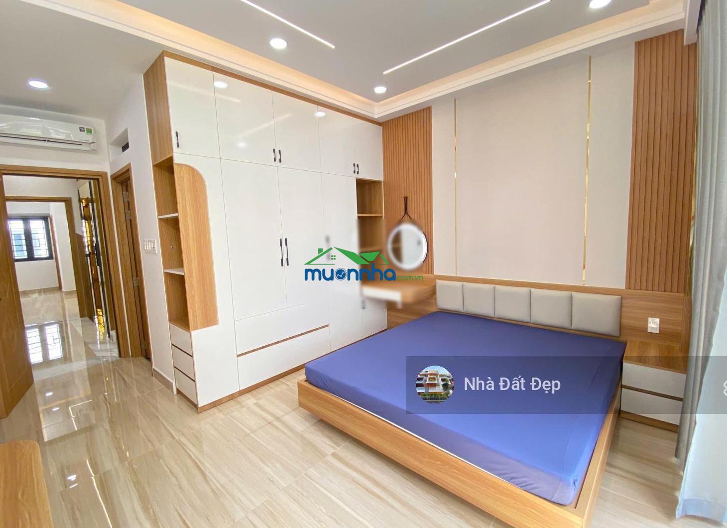 Nhà mới có thang máy 5 tấm đường nhựa đẹp 8m có vỉa hè full nội thất 4x15m đường hương lộ 2 - 3