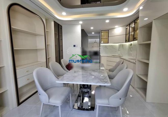 Nhìn 7 tỷ thang máy nhà mới cứng hẻm 5m gò dầu dt: 4x14 4 tầng st 5pn 5wc - 2