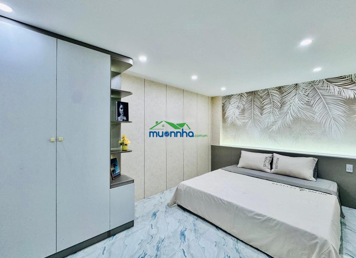 Nhà 4 tầng 56.7m² hẻm 2.5m, chỉ 50m ra mặt tiền, ngay siêu thị emart 2 - 4