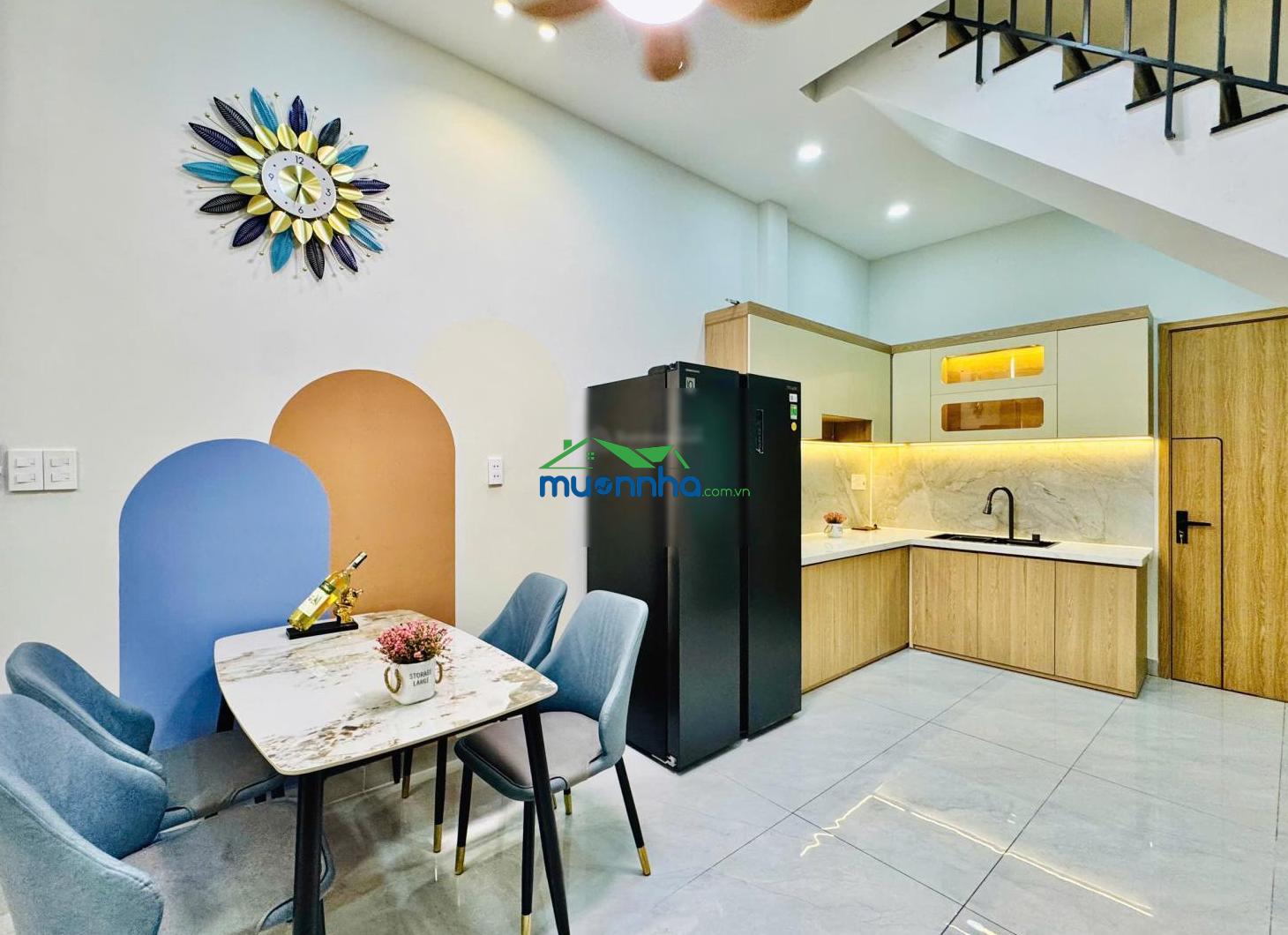 Cần tiền bán gấp nhà hẻm xe hơi bùi đình túy-chu văn an. dt:3.8x11.5m. vuông trệt, 2 lầu. mới tinh. - 3