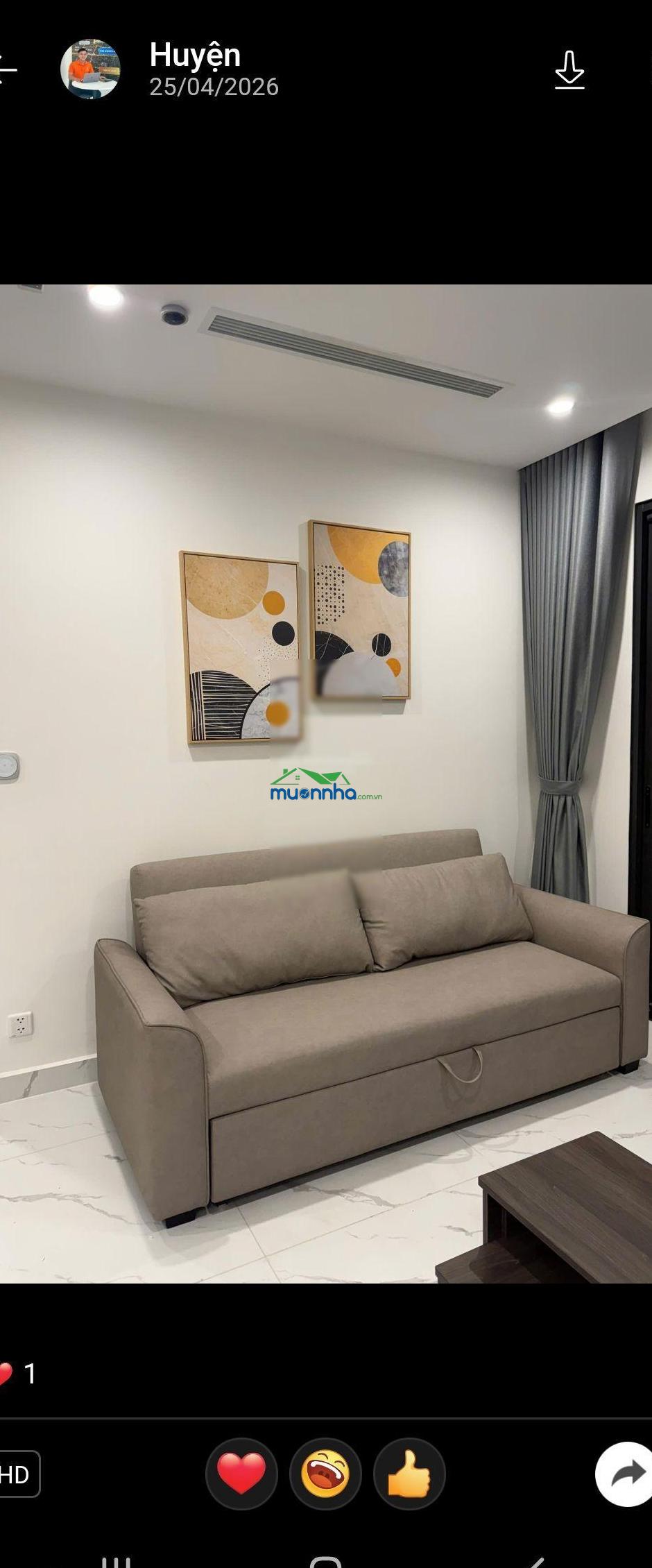 Bán ch 2pn, 2wc, 72m2 tại os107.09, the opus one - vinhomes grand park, 7 tỷ vnd, view đẹp - 2