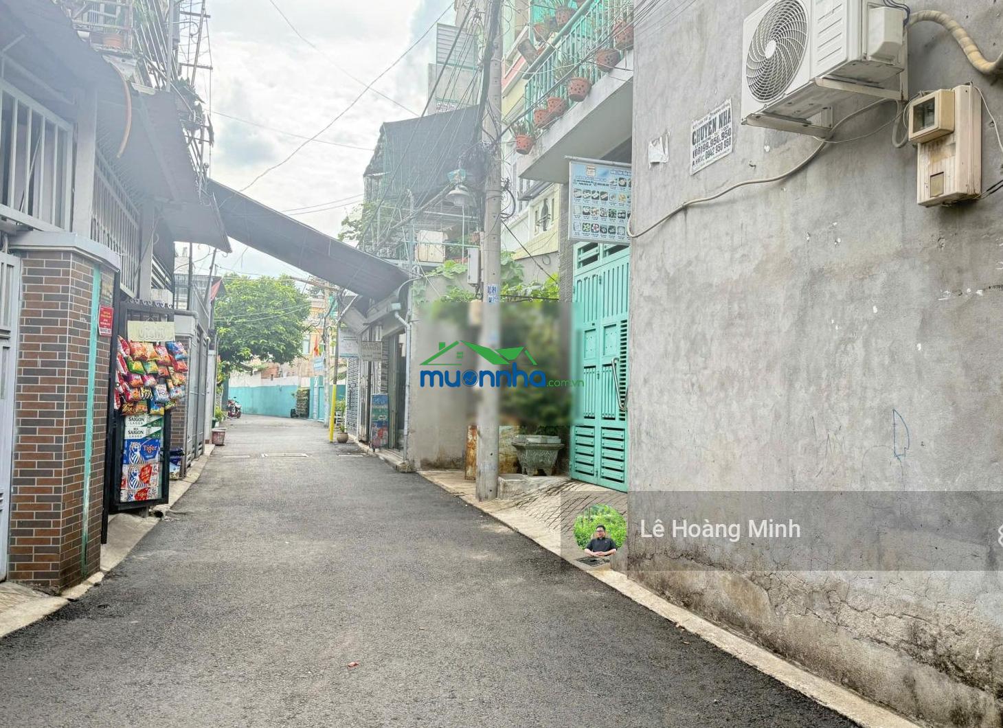 Nhà shr 14m x 20m. 270m2 1/ hẻm nhựa 6m thông lê văn khương. ngay bia tiger - 2